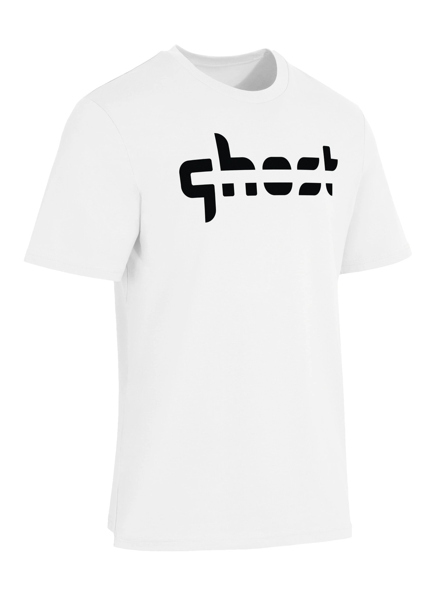 Ghost Gaming Black on White Text Logo T-Shirt product image (6)