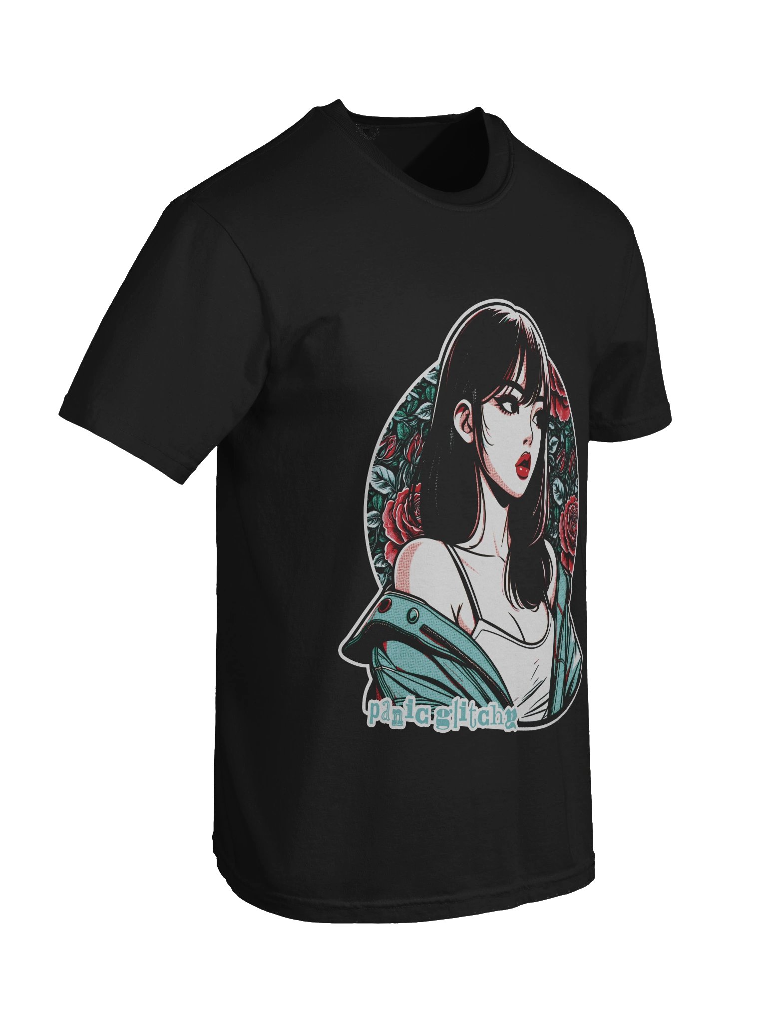 Panic Glitchy Dream Girl Rose Garden Tee product image (32)