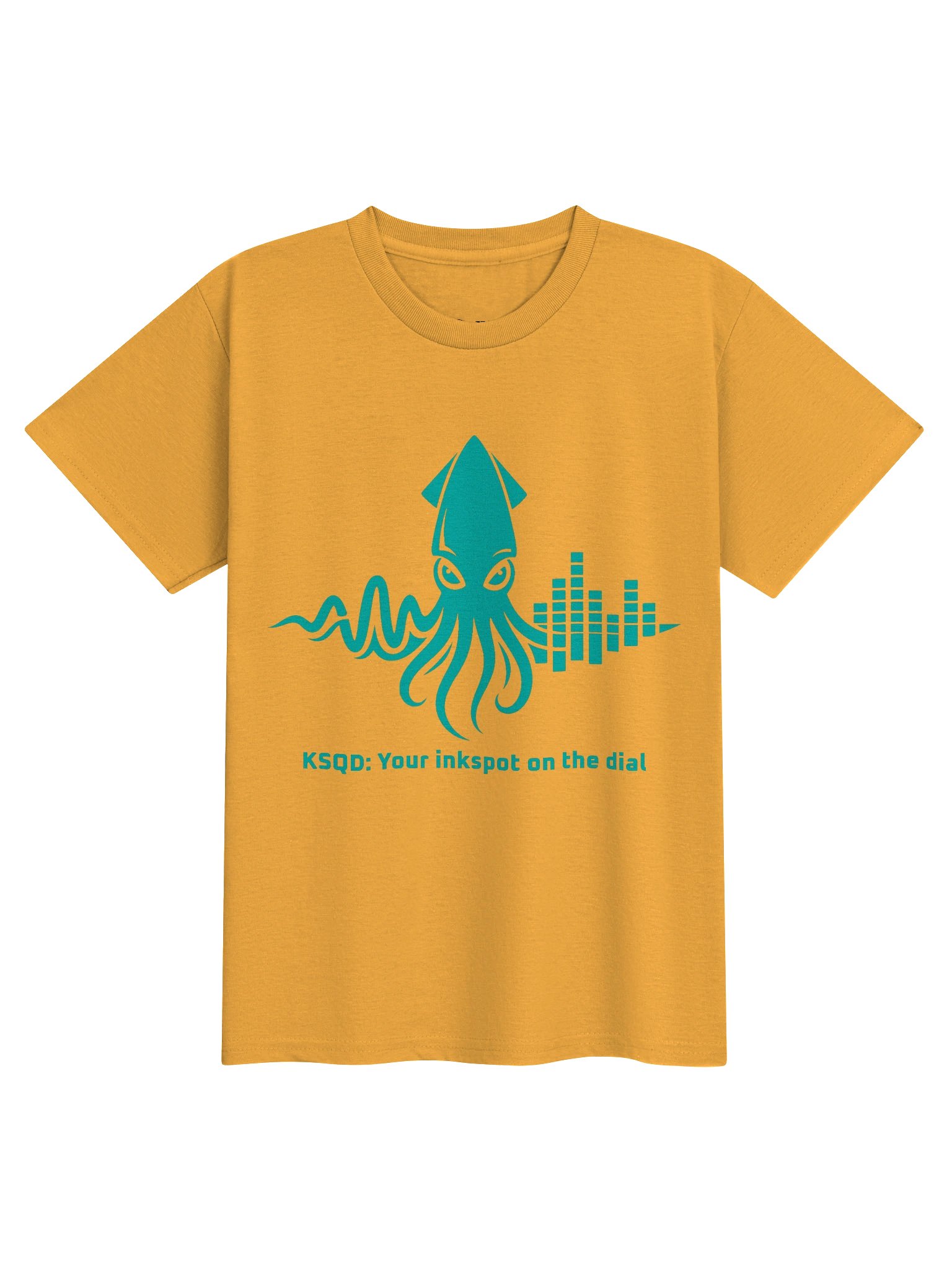 KSQD “Soundwave Squid” Youth Performance T-Shirt (Remix Edition) product image (3)