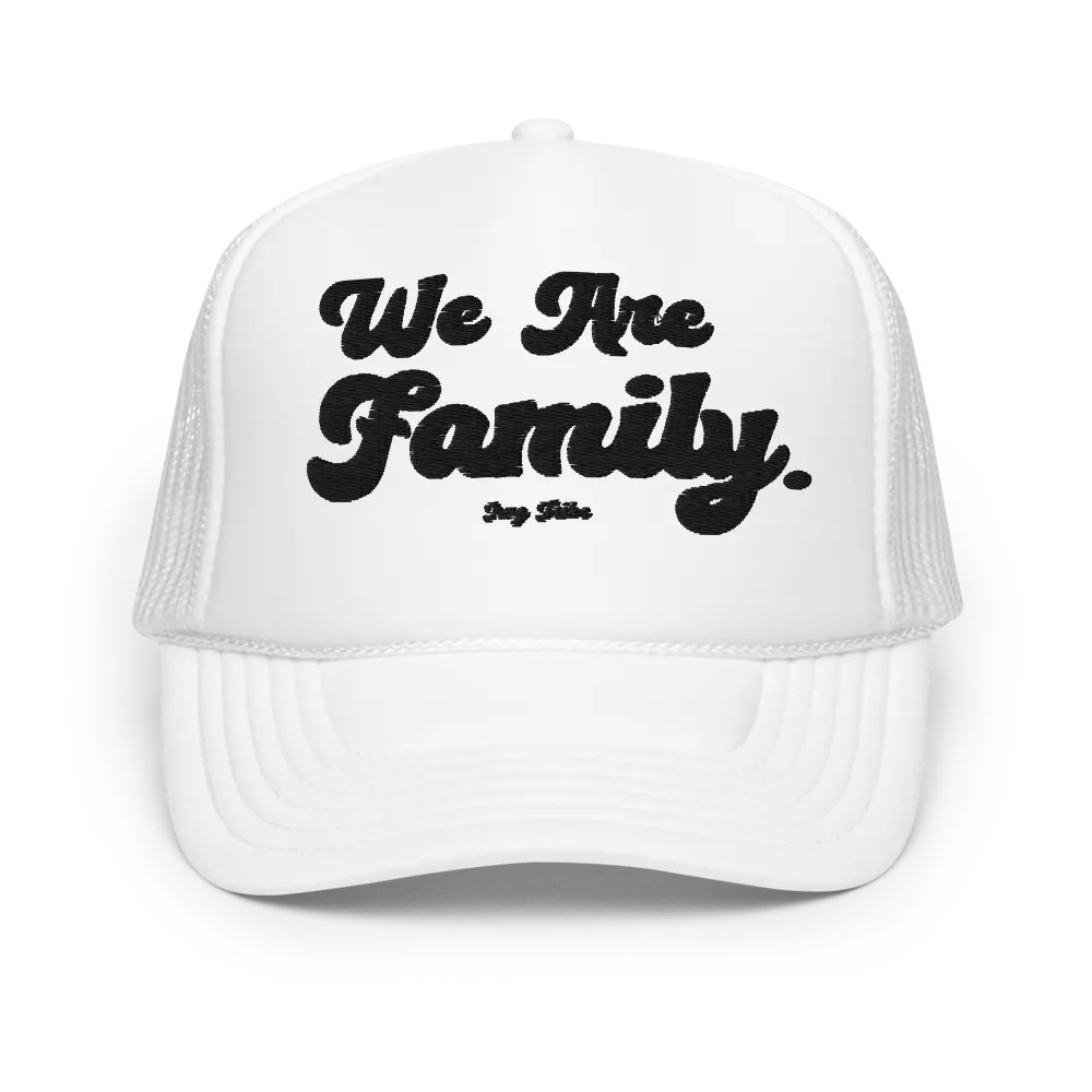 JWG Tribe "We are Family" Trucker Hat (White Edition) product image (1)