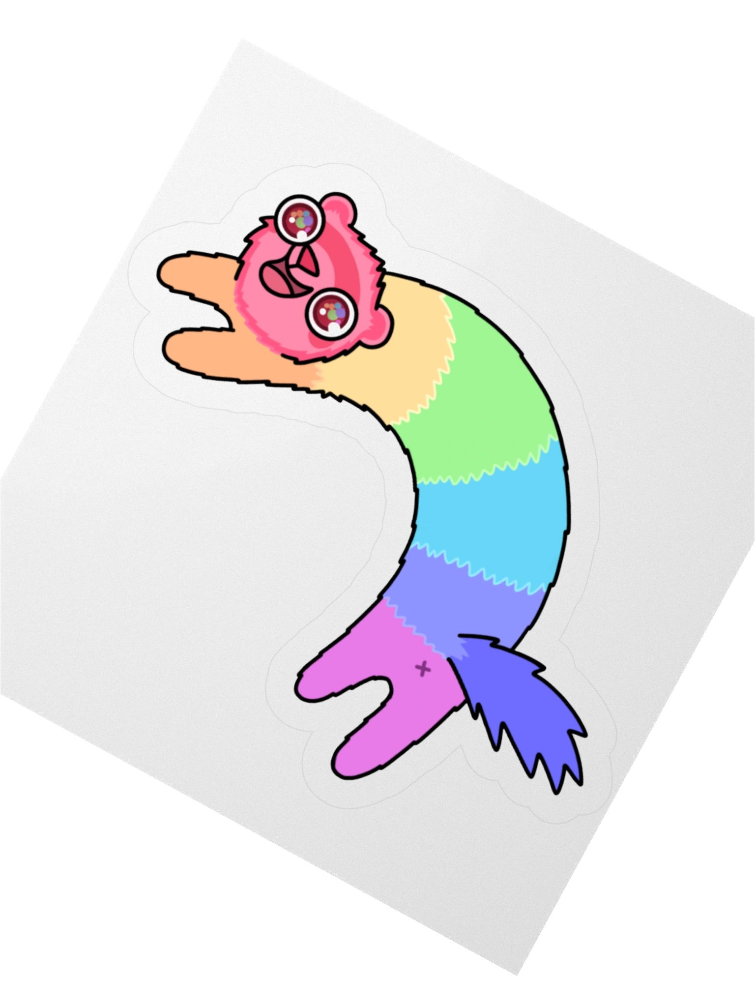 Rainbow Ferret | Car or Laptop Sticker product image (3)