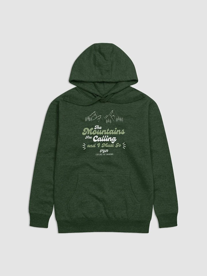 Mountains Are Calling Organic Cotton Heritage Hoodie product image (1)