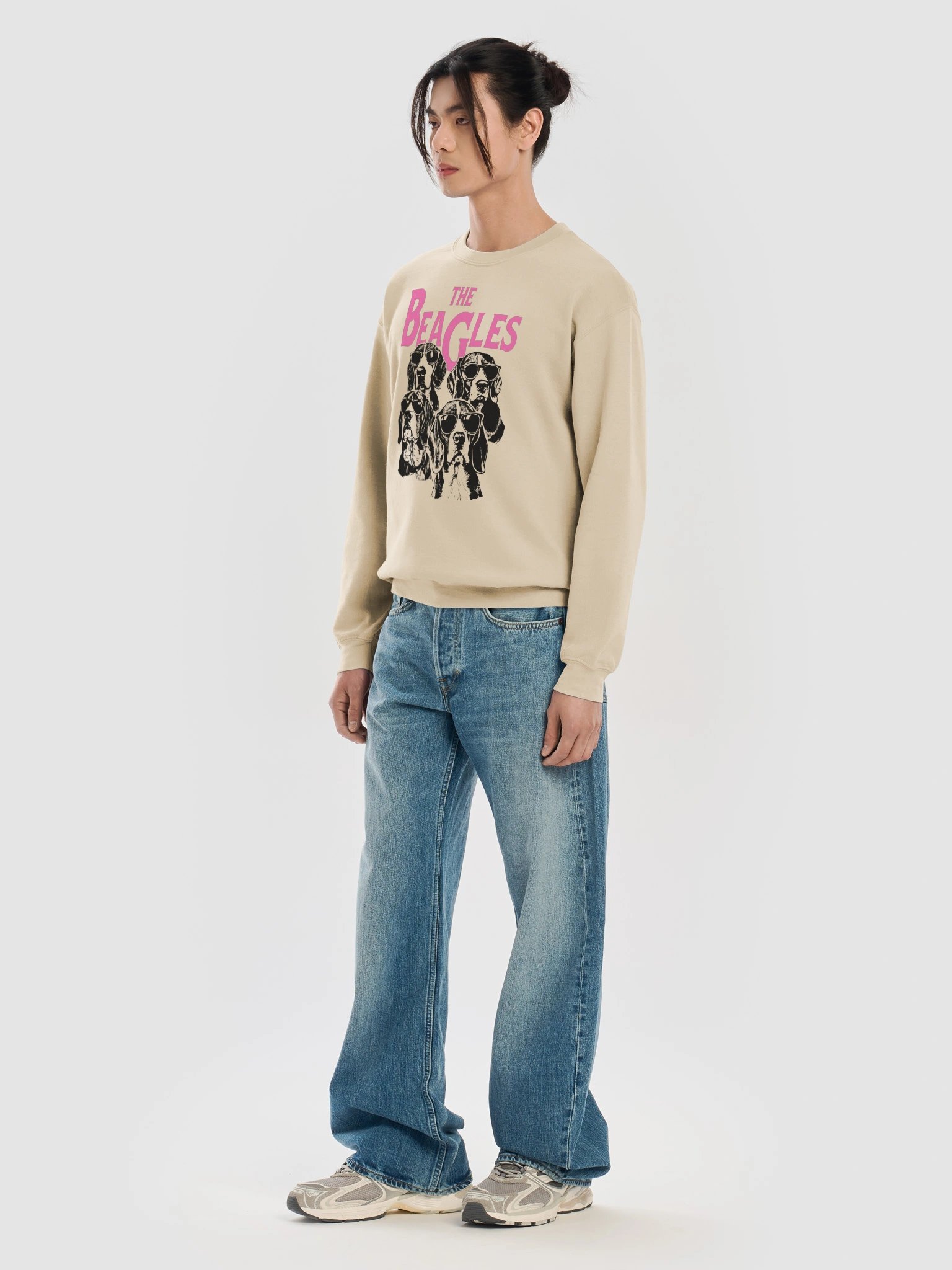 The Beagles Sweatshirt of a Group of Beagles Wearing Sunglasses | Funny Sweatshirt for Beagle Paw-rents product image (57)