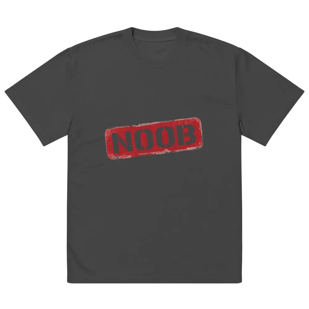 Oversized NooB T-shirt product image (17)