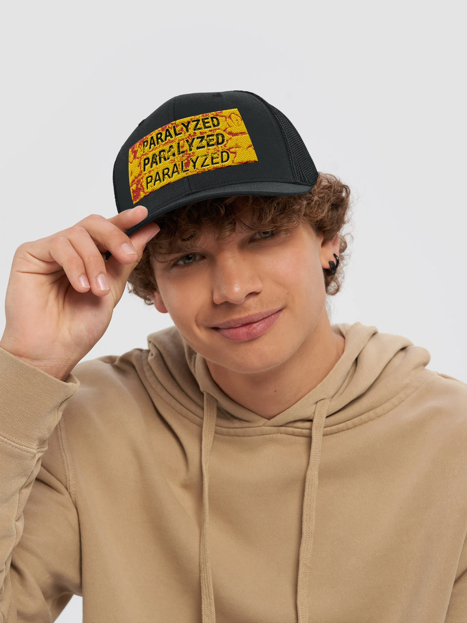 PARALYZED HEAT WAVE TRUCKER HAT product image (6)