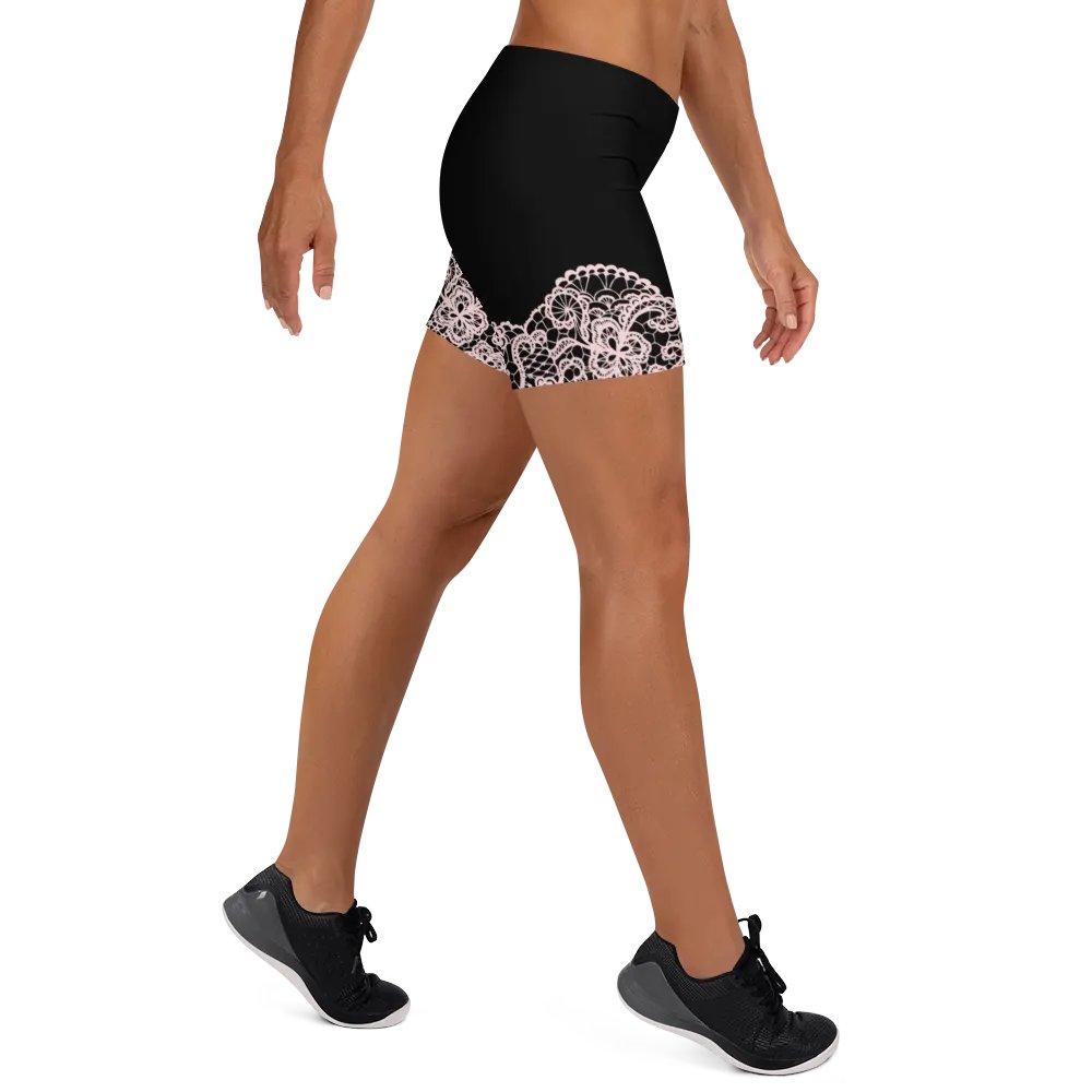 Lace Pink Premium Sportwear Shorts product image (9)