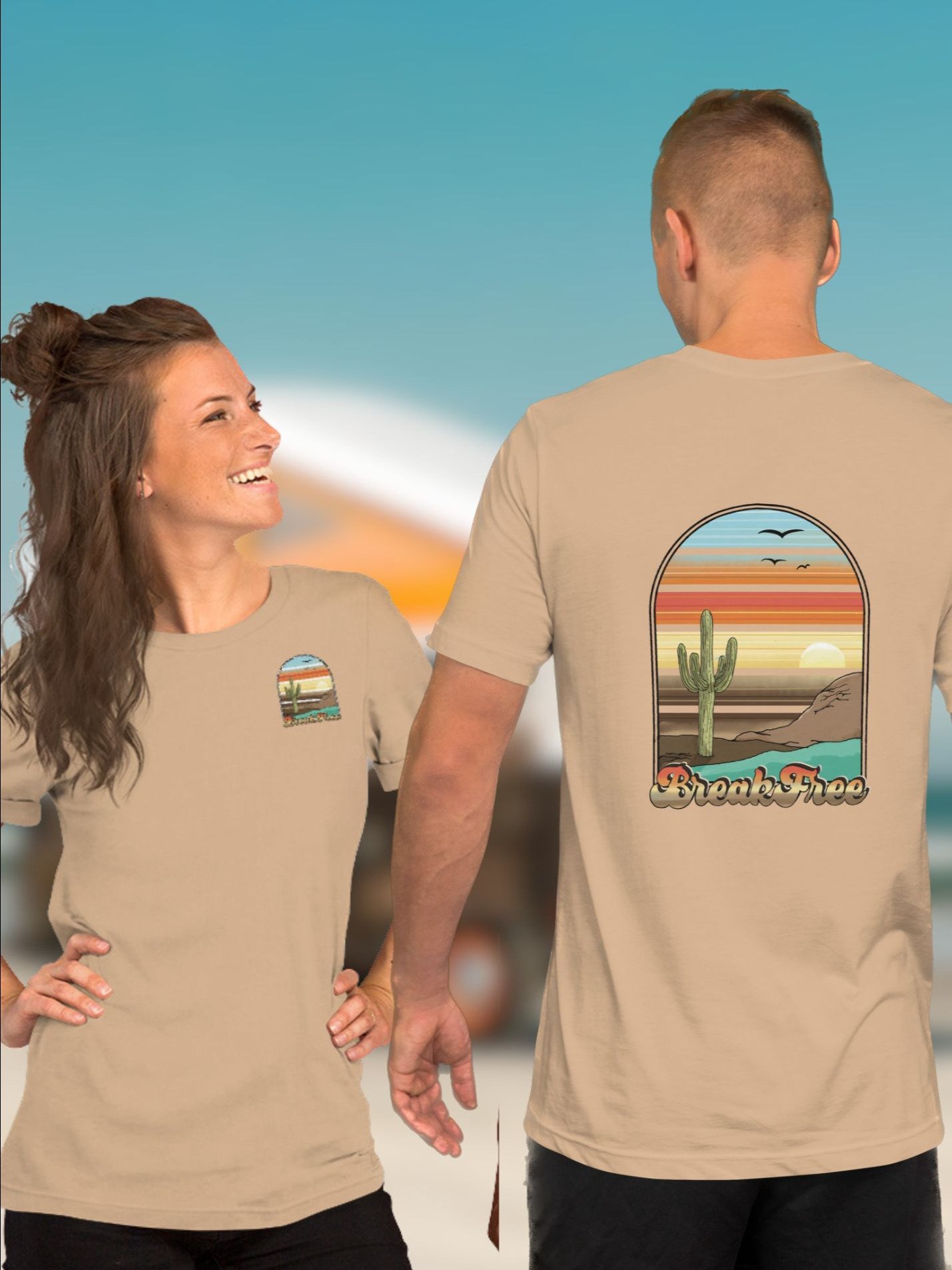 Soft Unisex T shirt - Break Free Cactus product image (24)