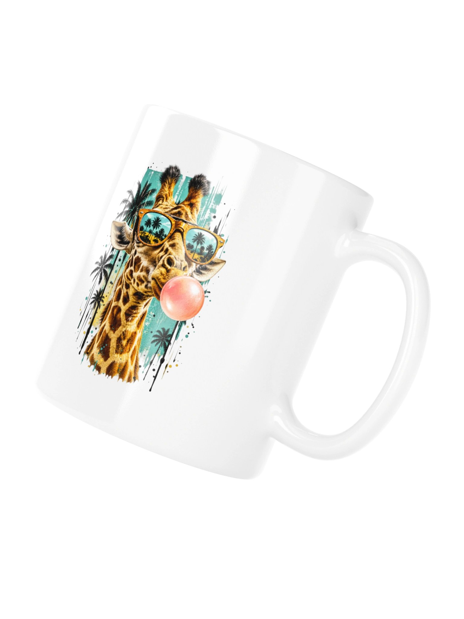 Bubble Trouble Giraffe Ceramic Mug product image (11)