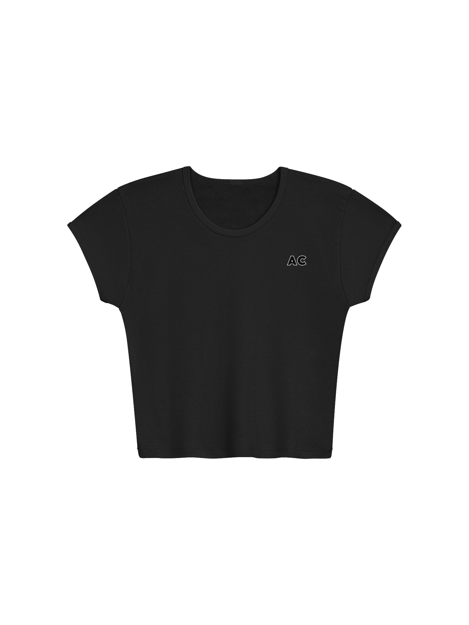 AC Essential Fitted T-Shirt Logo Black product image (1)