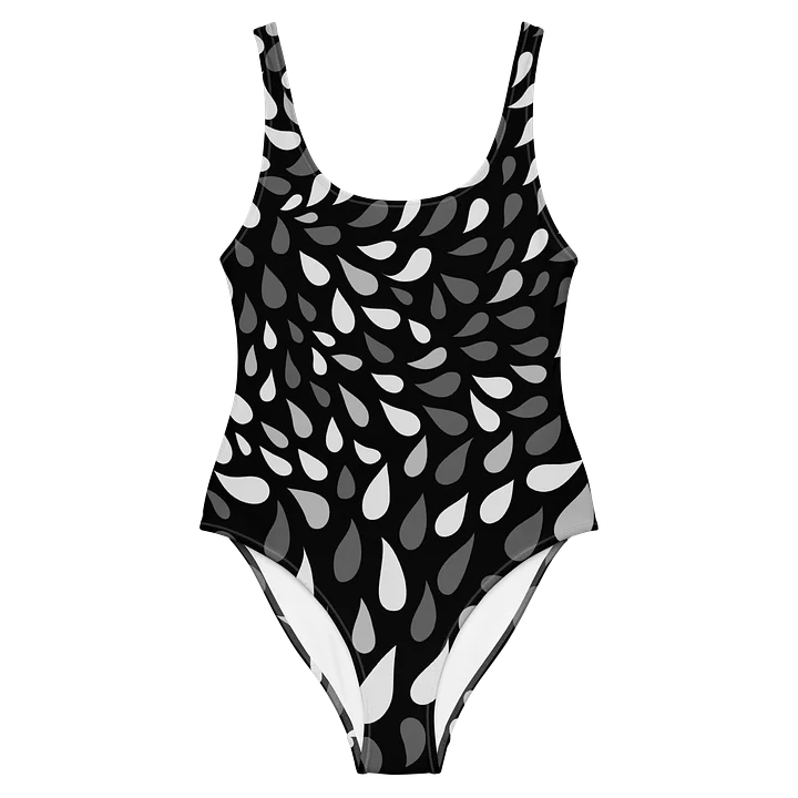 His House Womens One Piece Swimsuit - Black Wave product image (2)