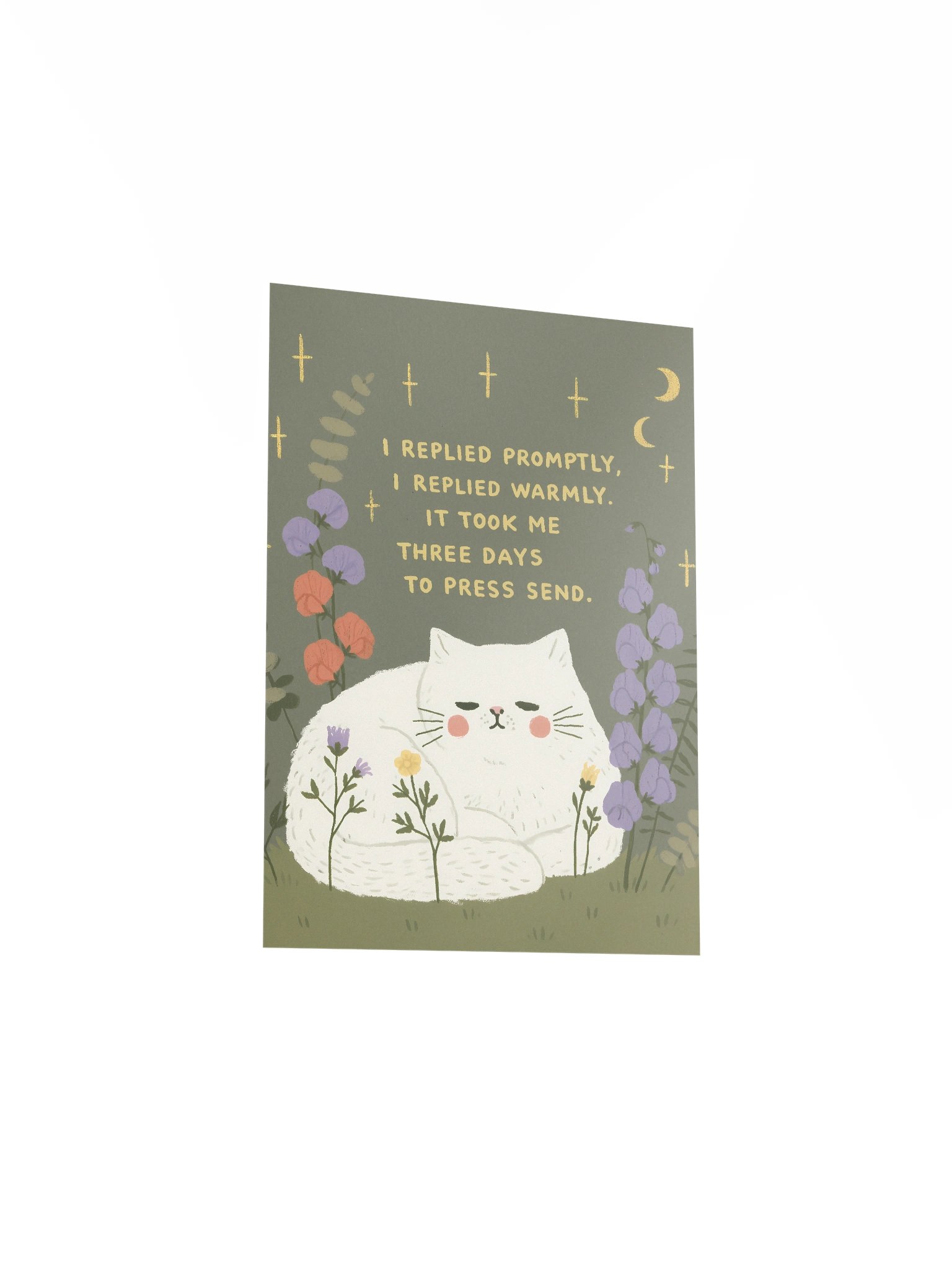 Sleepy Cat Reply Delay Poster product image (22)