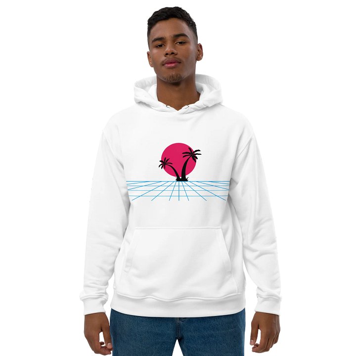Sunset Synthwave Eco Hoodie product image (1)