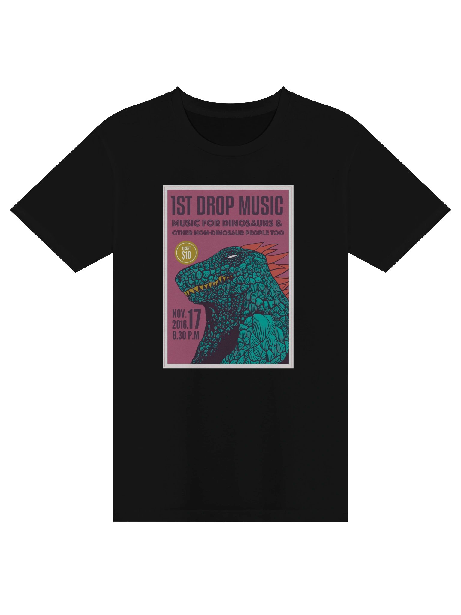 1st Drop Music For Dinosaurs T-shirt product image (1)