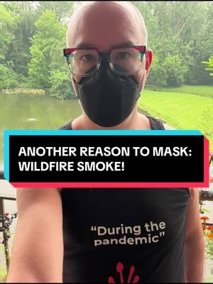 Another reason to mask outside of your home: Wildfire smoke!! The sky in NY is apocalyptic right now, and I don’t need yet another health issue, so a well fitting N99, N95 or KN95 respirator does an excellent job of filtering the PM2.5 particles out and keep from getting into your lungs. Oh, and they’re fantastic for protection against airborne illnesses like Covid, Flu, Noro (yes it can airborne as well), Colds and Measles as well! #fyp #mask #wildfire #smoke 