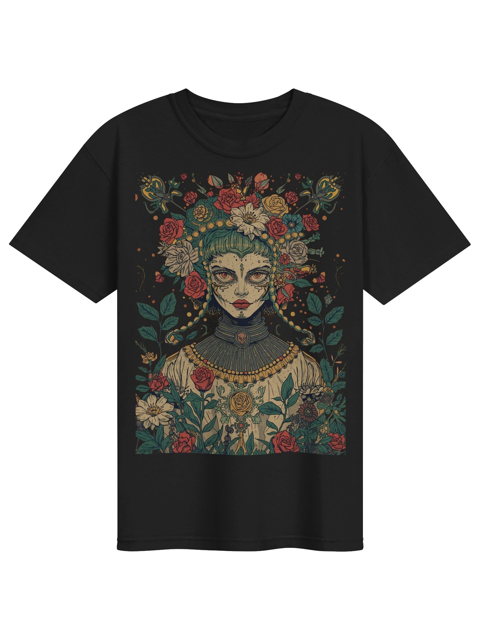 Floral Crown Portrait Heavyweight Tee product image (1)