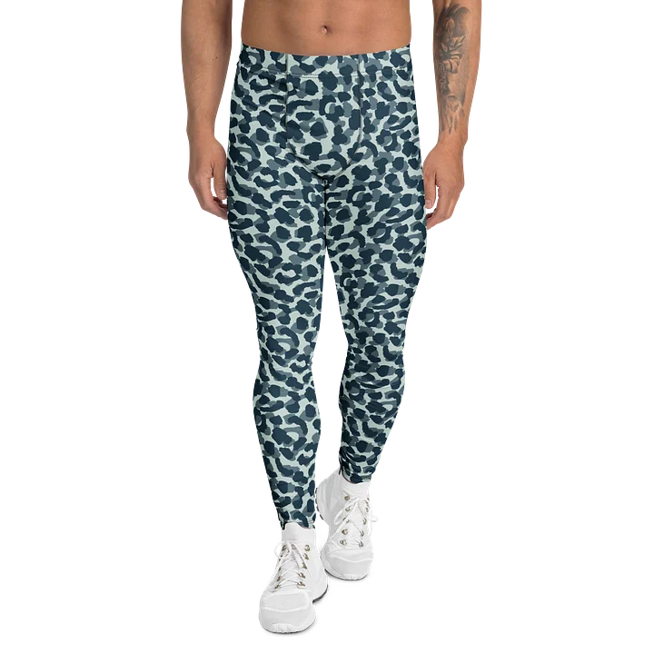 Comfortable Men's Leggings with Bold Military Leopard Skin product image (1)