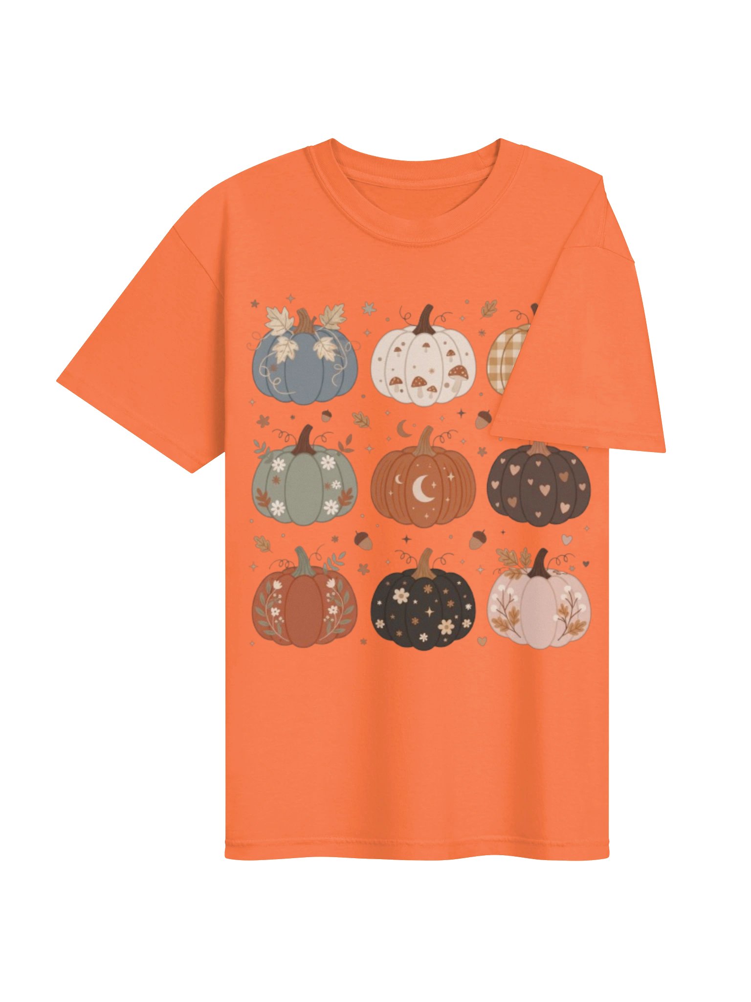 Autumn Mushroom T-Shirt – Cute Woodland Fungi & Fall Nature Graphic Tee product image (4)