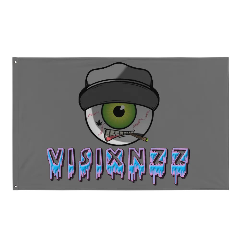 VisixnZz grey flag product image (1)