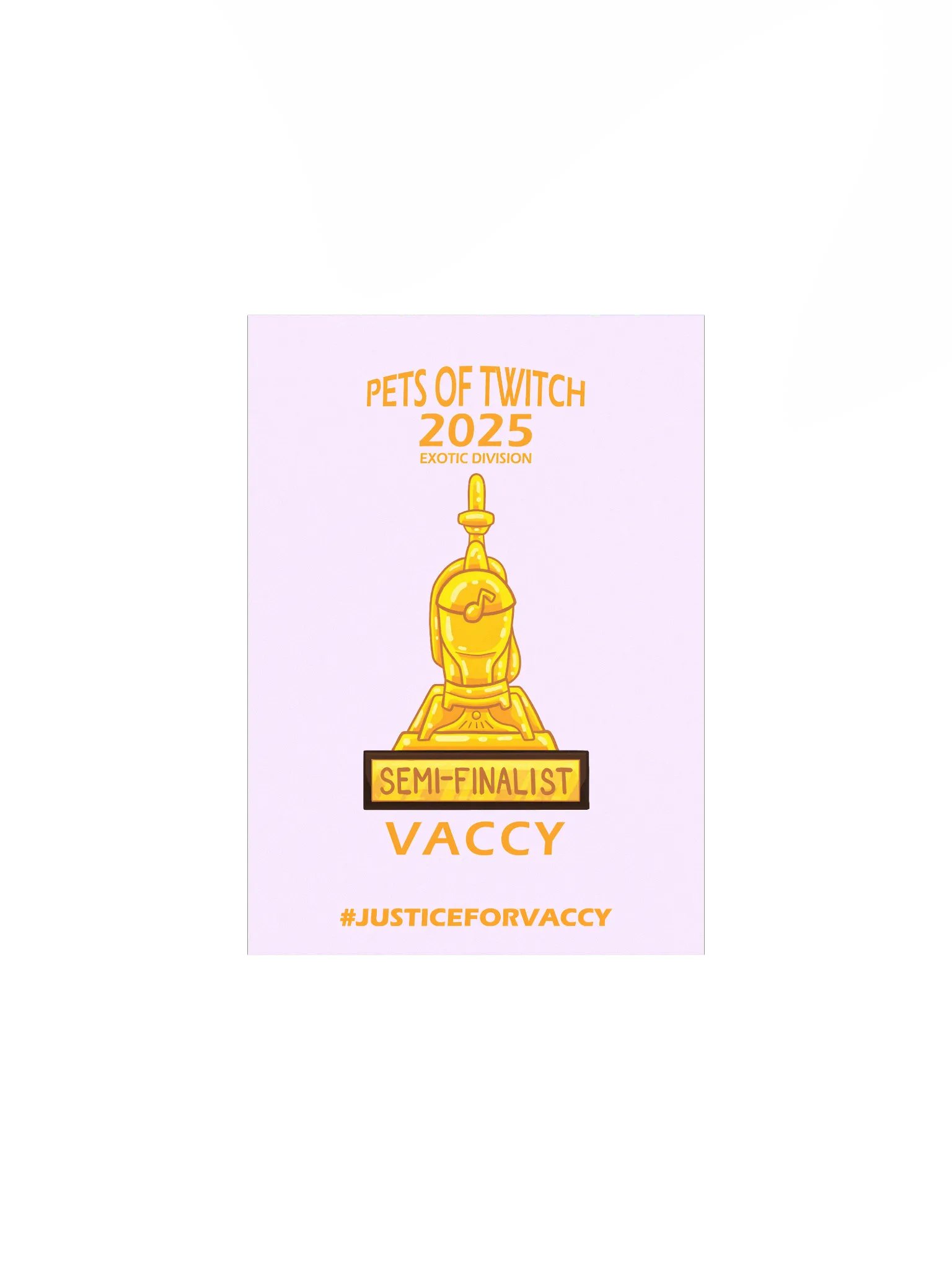 #JusticeForVaccy Print product image (1)