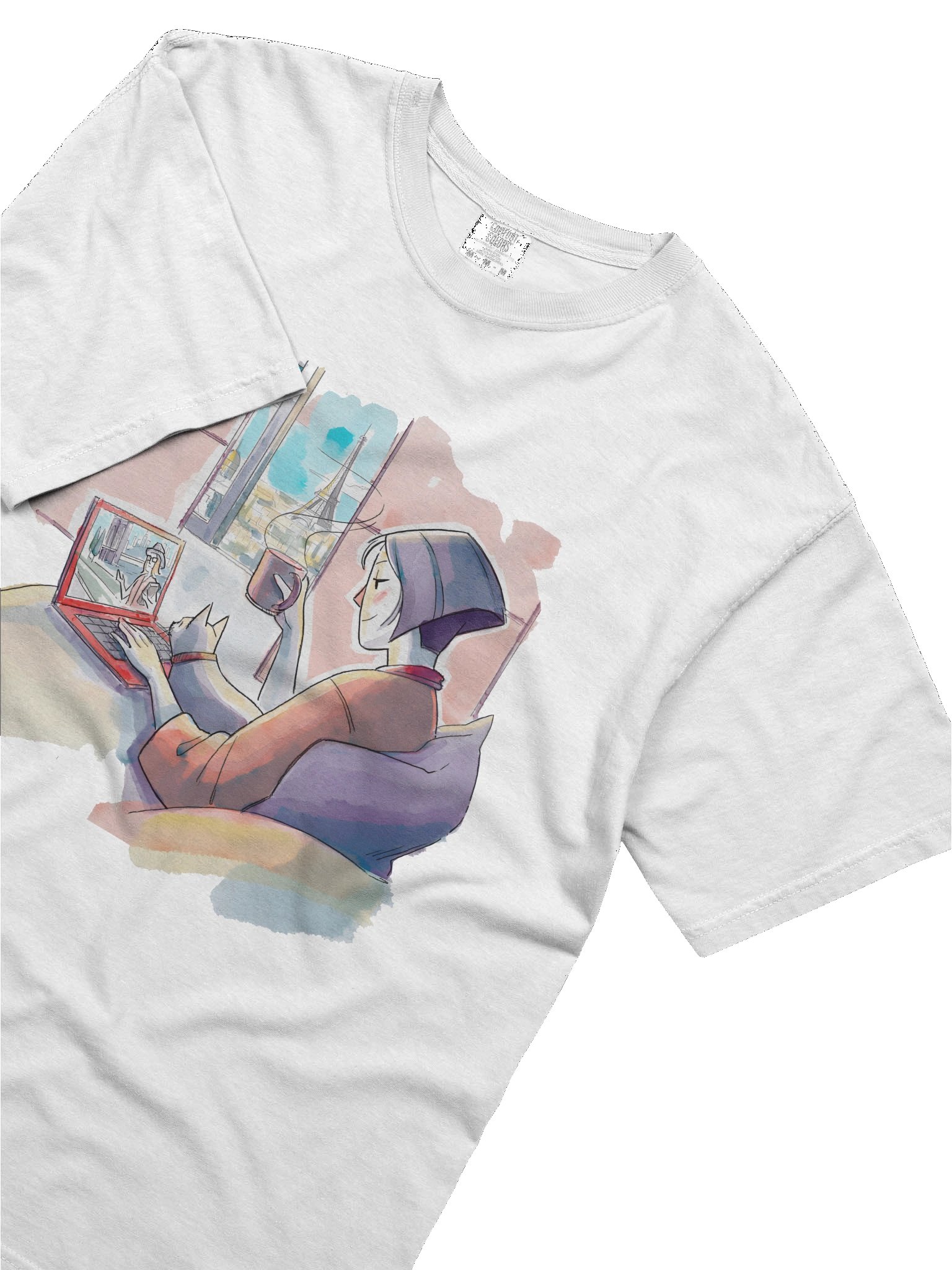 Streaming from Paris Tee product image (110)