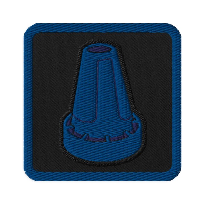 Blue Cone Embroidered Patch product image (1)