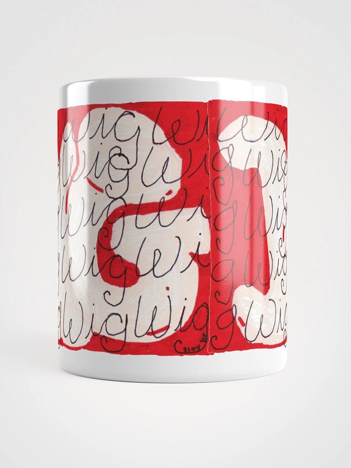 Big Wig White Glossy Mug product image (1)