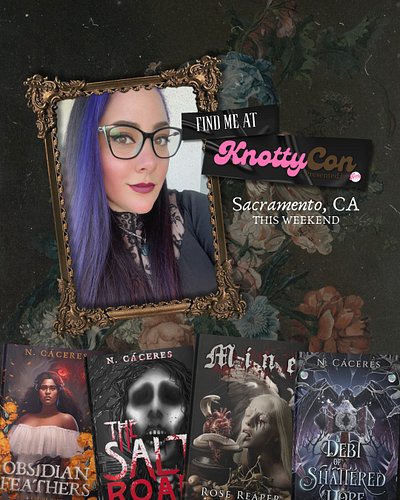 I’m signing at @knottyconsacramento in Sacramento, California THIS WEEKEND, with various other incredible authors in attendan...
