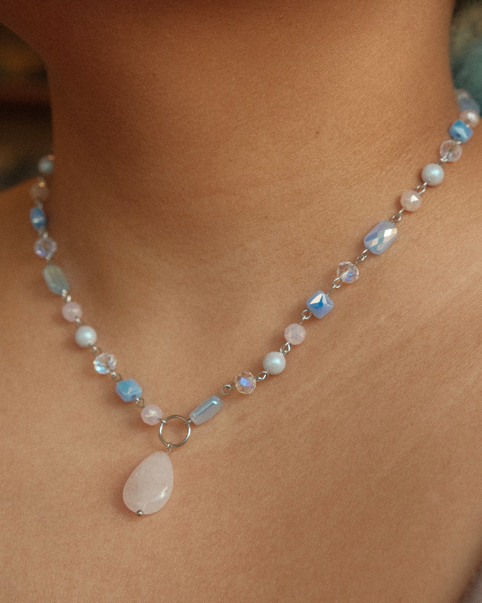 Rose Quartz Pastel Necklace product image (11)