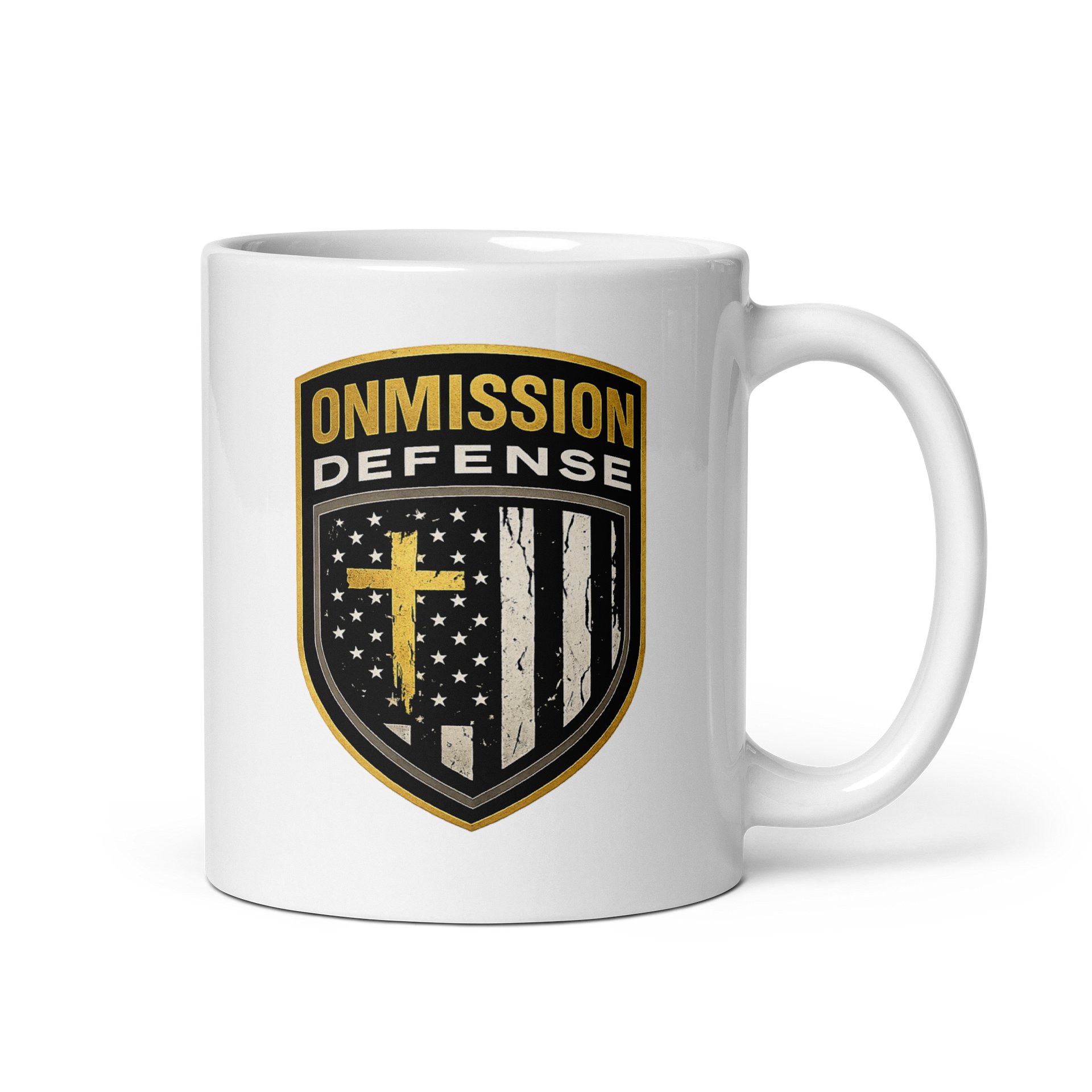 11oz OnMission Defense Mug (White) product image (1)