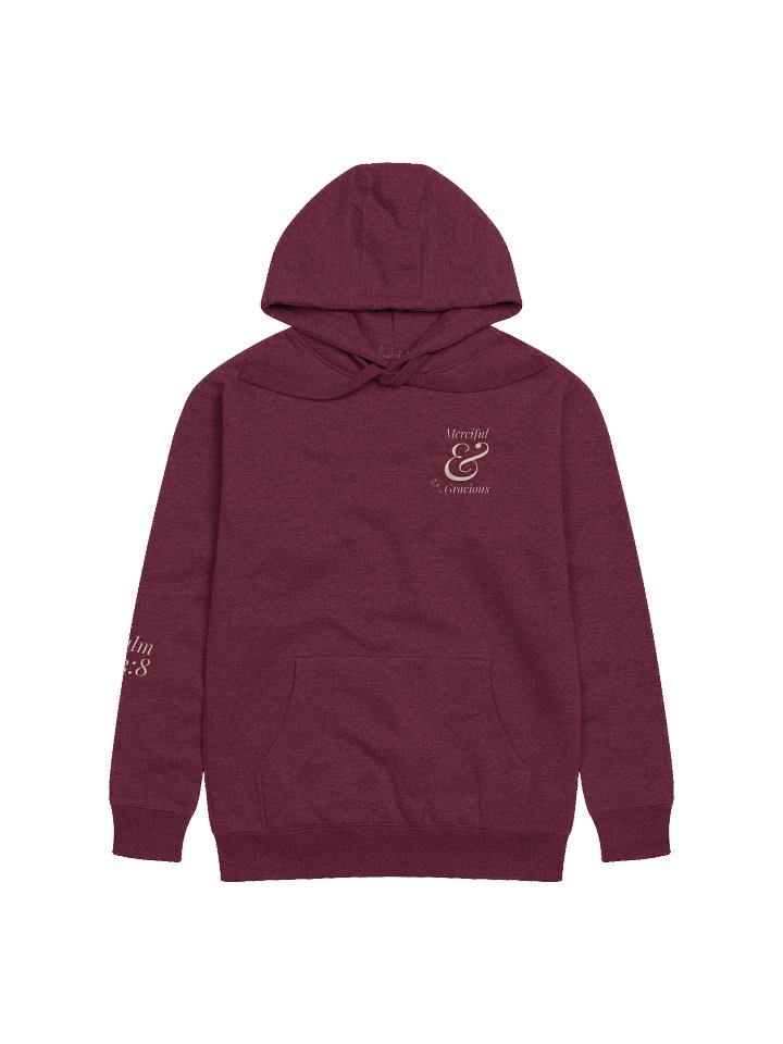 Merciful & Gracious Hoodie – Psalm 103:8 \| By Grace Capsule product image (1)