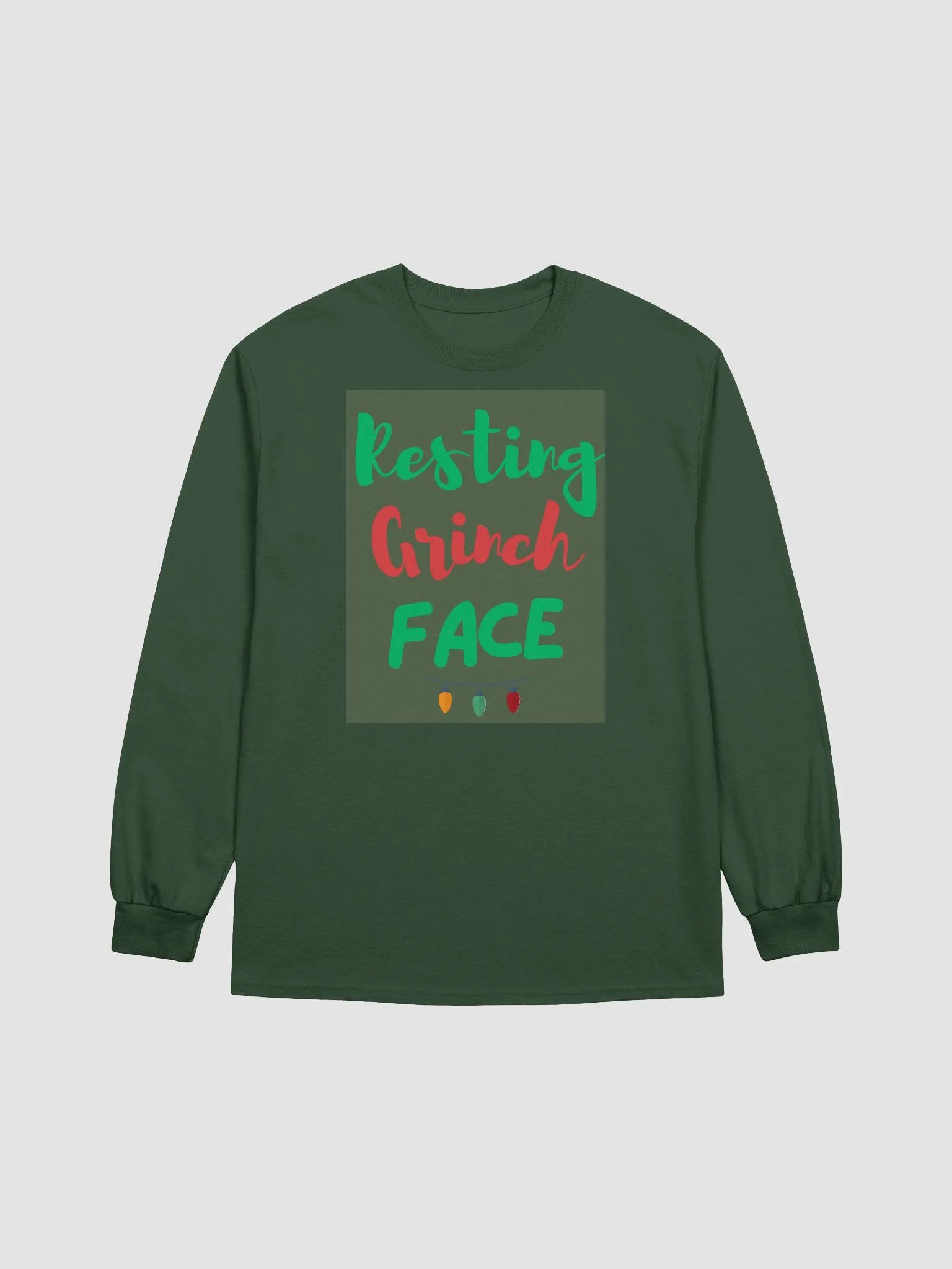 CHRISTMAS FUNNY TEES 4U FOR WOMEN - “Resting Grinch face.” product image (1)