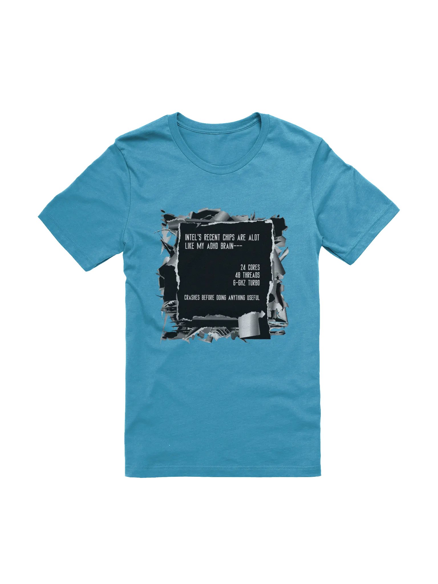 Intel Chip ADHD Brain T-Shirt product image (7)
