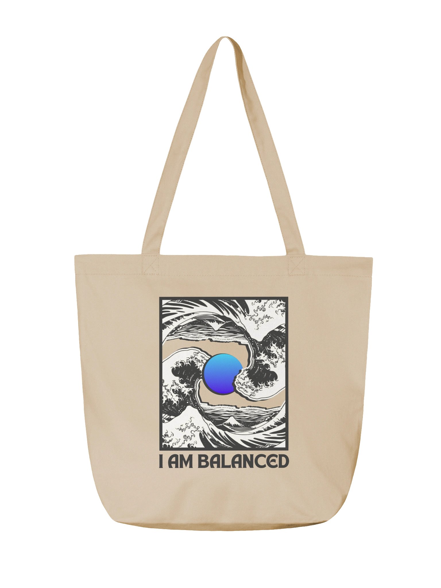 "I Am Balanced" Affirmation Tote Bag product image (2)