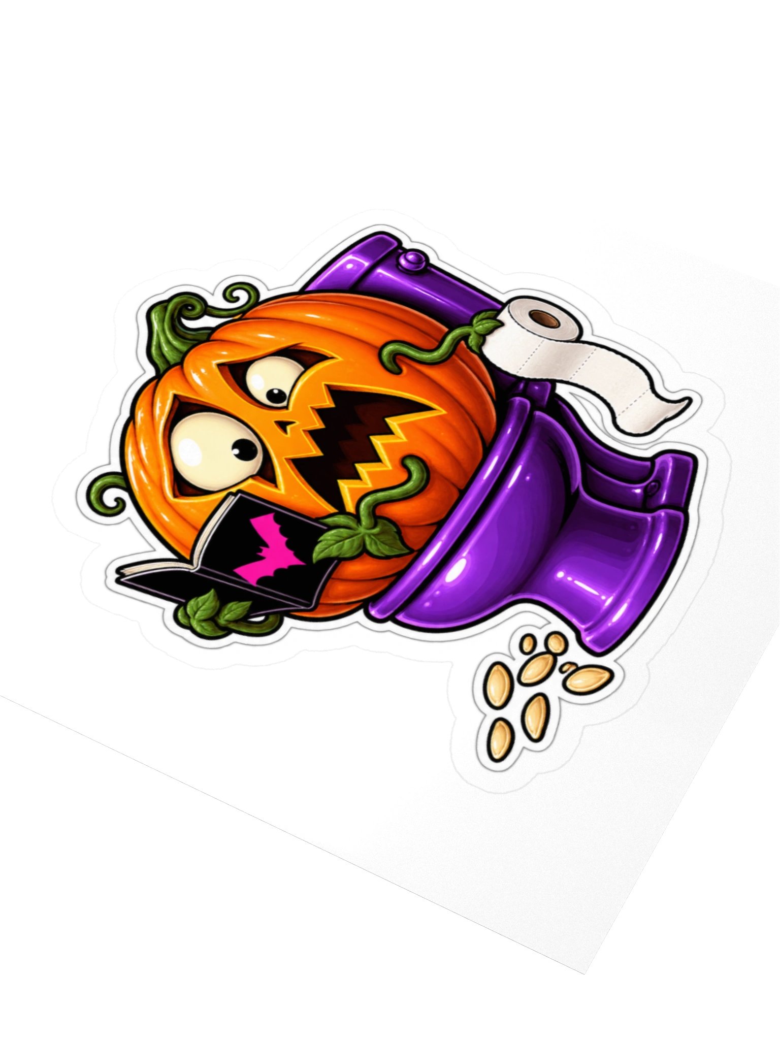 Poopy Pumpkin Sticker product image (9)
