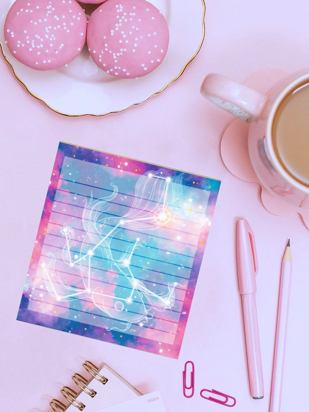 Cotton Candy Galaxy Koi - Notepad product image (1)