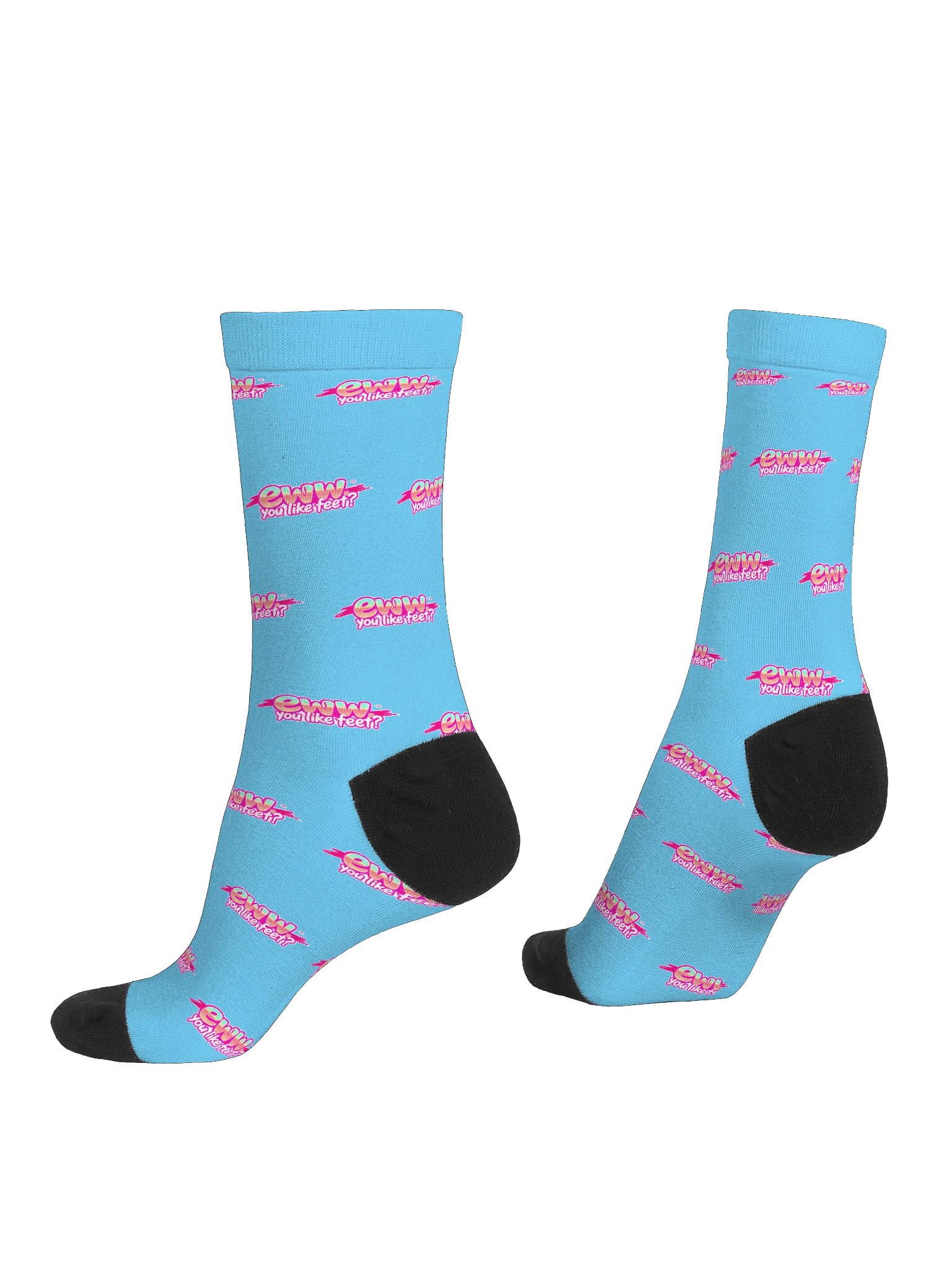 EYLF "Miss Sass" Blue in the Face AOP Socks product image (4)