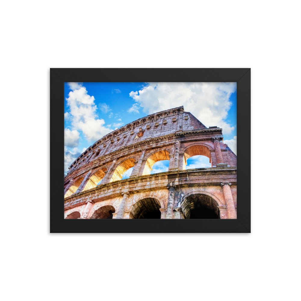 Colosseum Ruins - Rome Studio Framed Print product image (1)