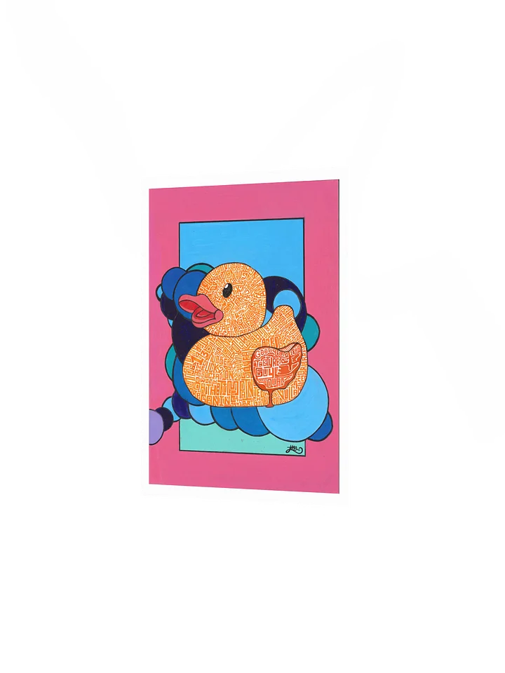 Colorful Abstract Rubber DuckPoster product image (5)