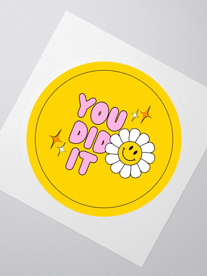 You Did It! – Celebration Sticker product image (4)