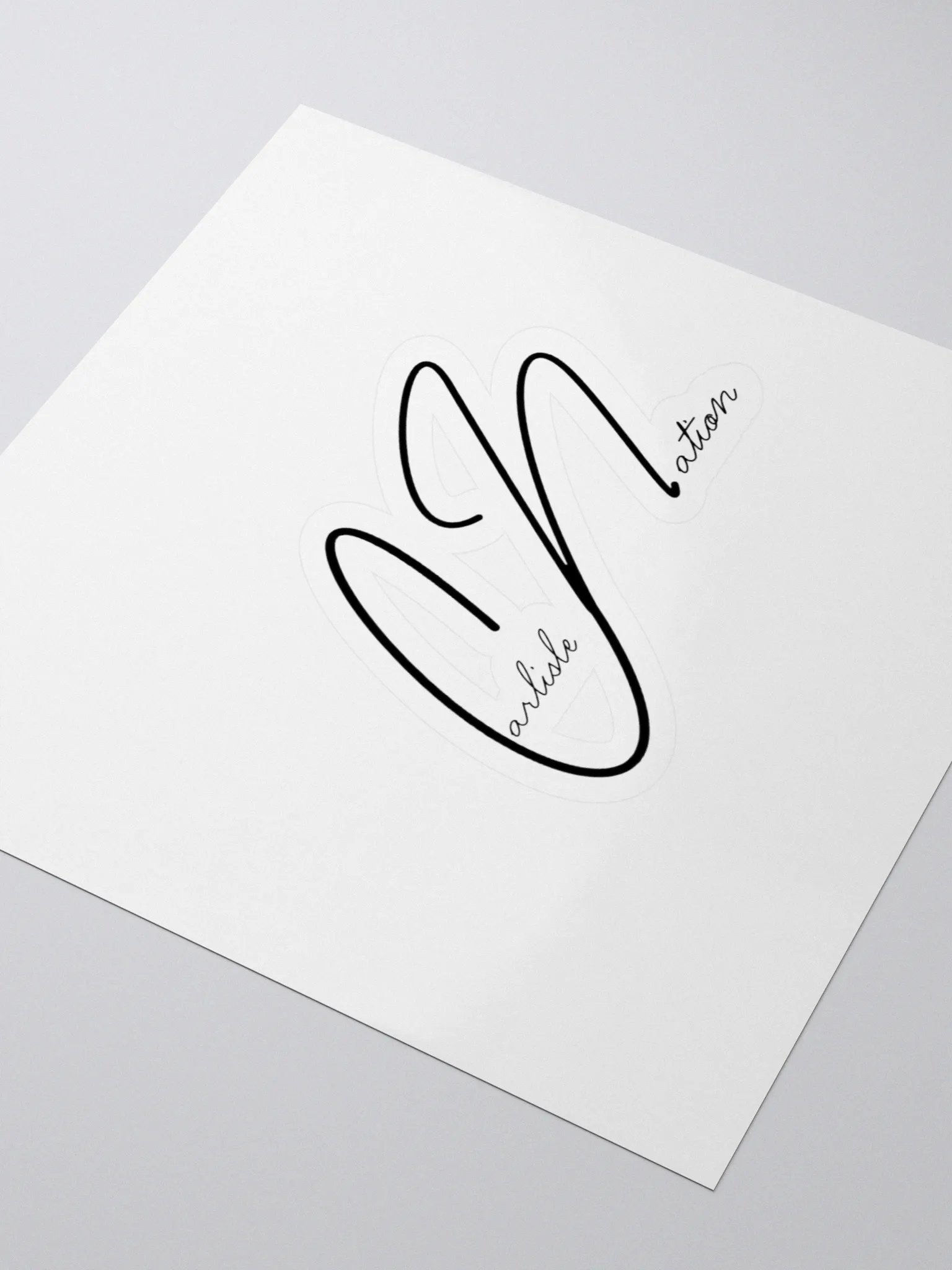 CN Cursive Sticker product image (3)