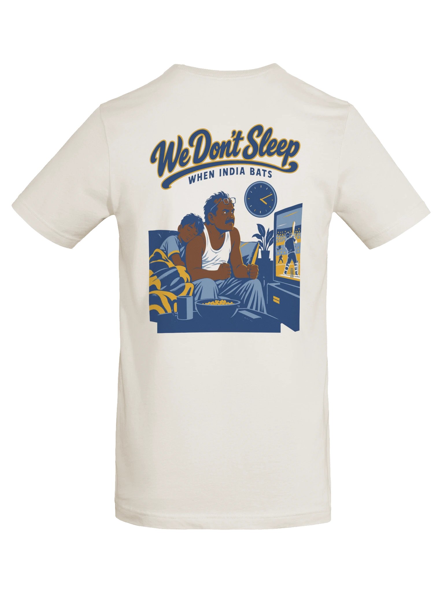 We Don't Sleep When India Bats (Classic Tee, Front and Back) product image (6)