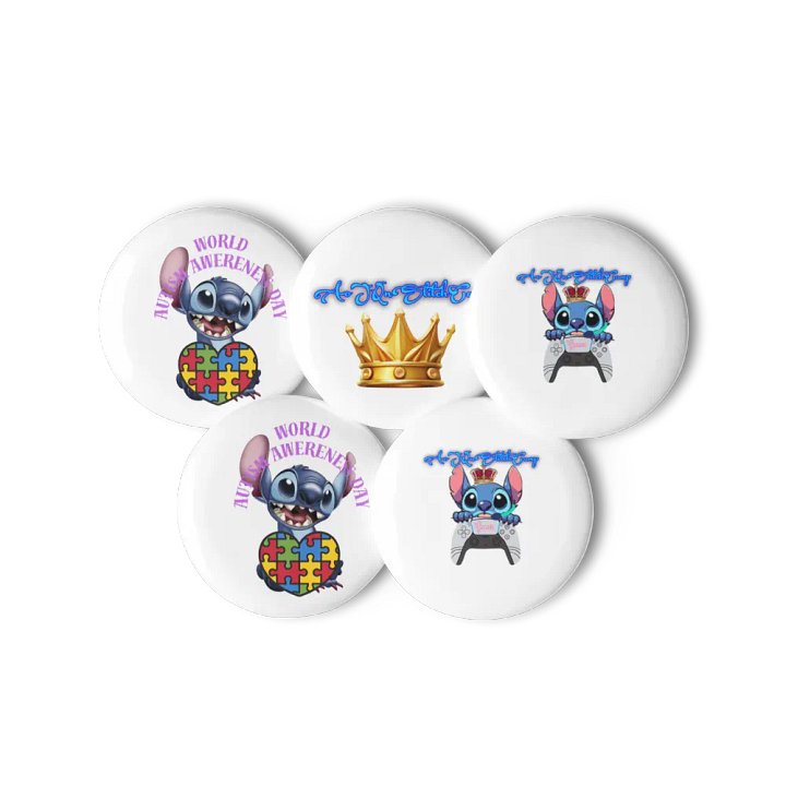 Royal Gamer Pin Button Set product image (3)