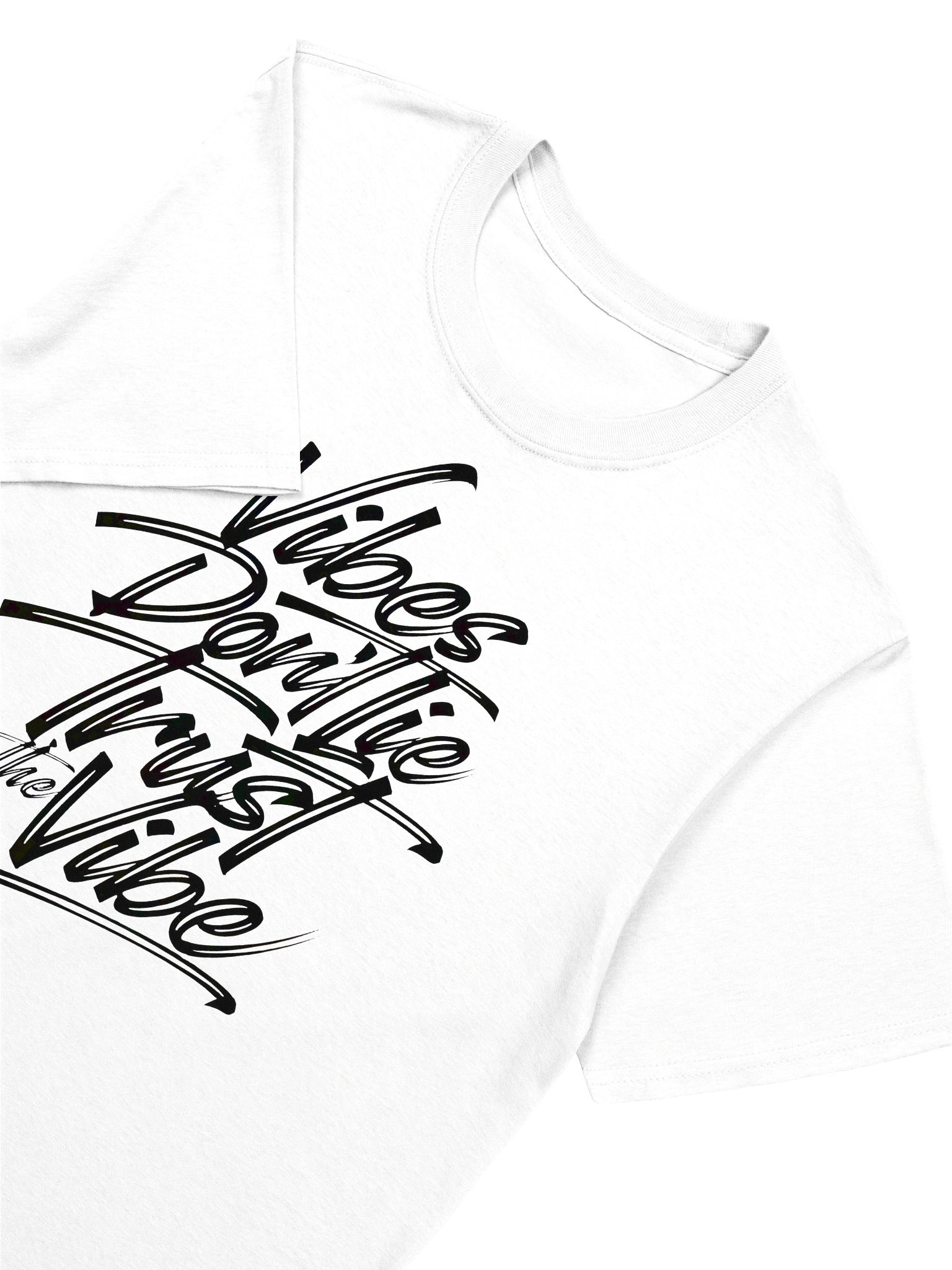 VIBES DON’T LIE, TRUST THE VIBE - Tropical Black Flow Graphic T-Shirt product image (11)