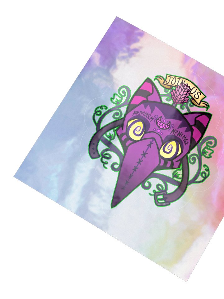 GrinningHazard Logo Holographic Sticker product image (2)