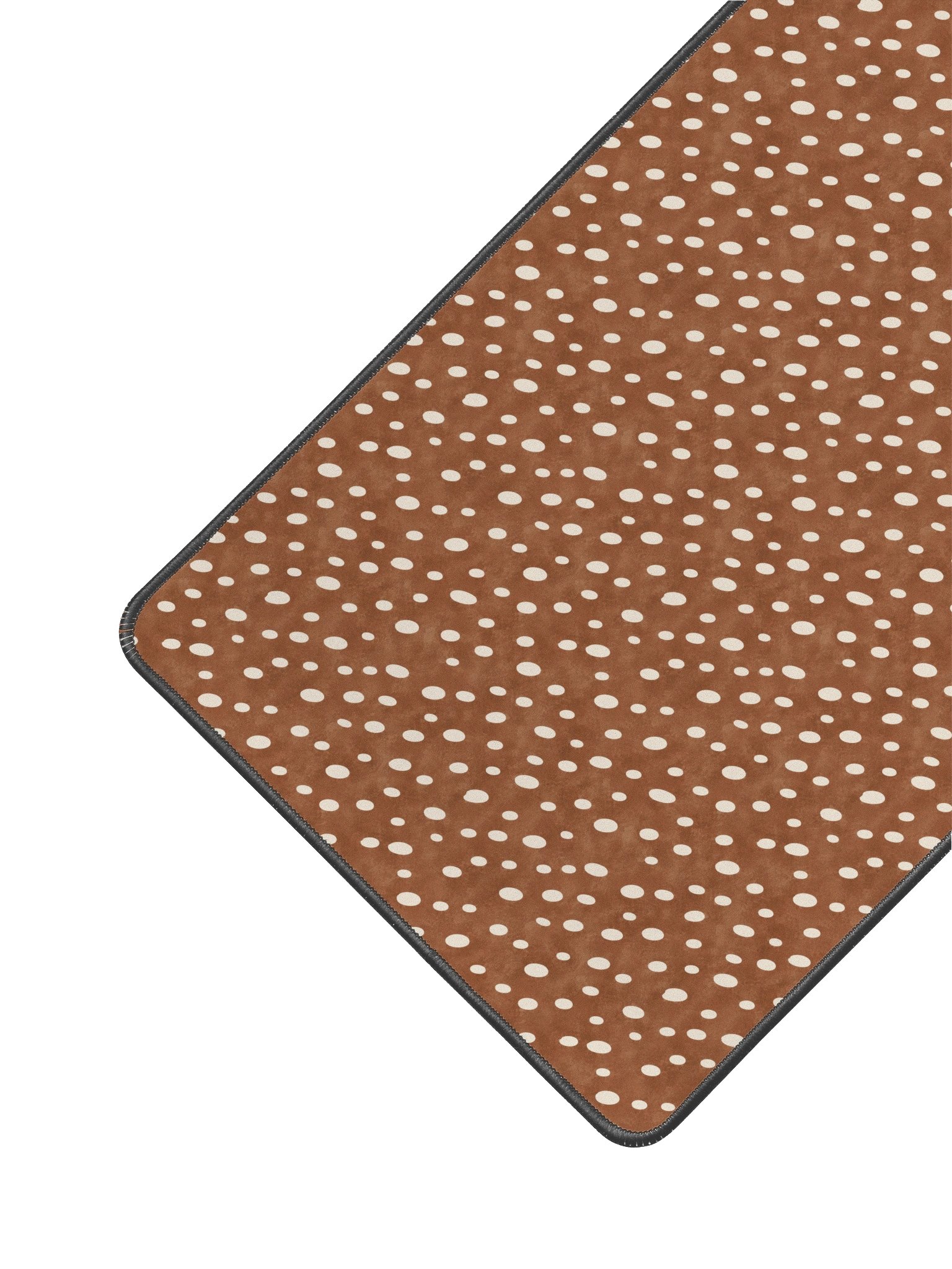 Cocoa Fawn Desk Mat — Brown & Cream Deer Print product image (2)