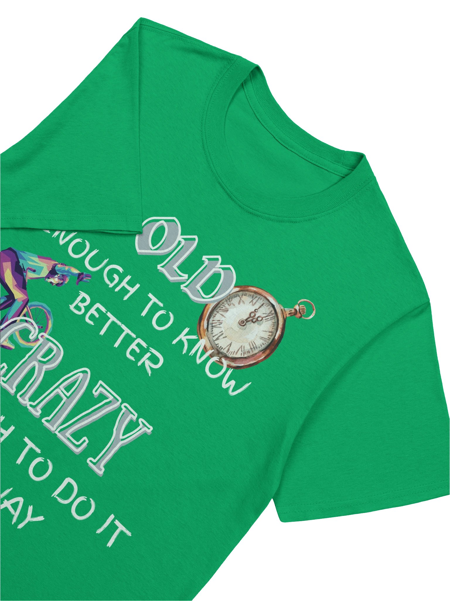 Vintage Clock Wheelie T-Shirt product image (7)