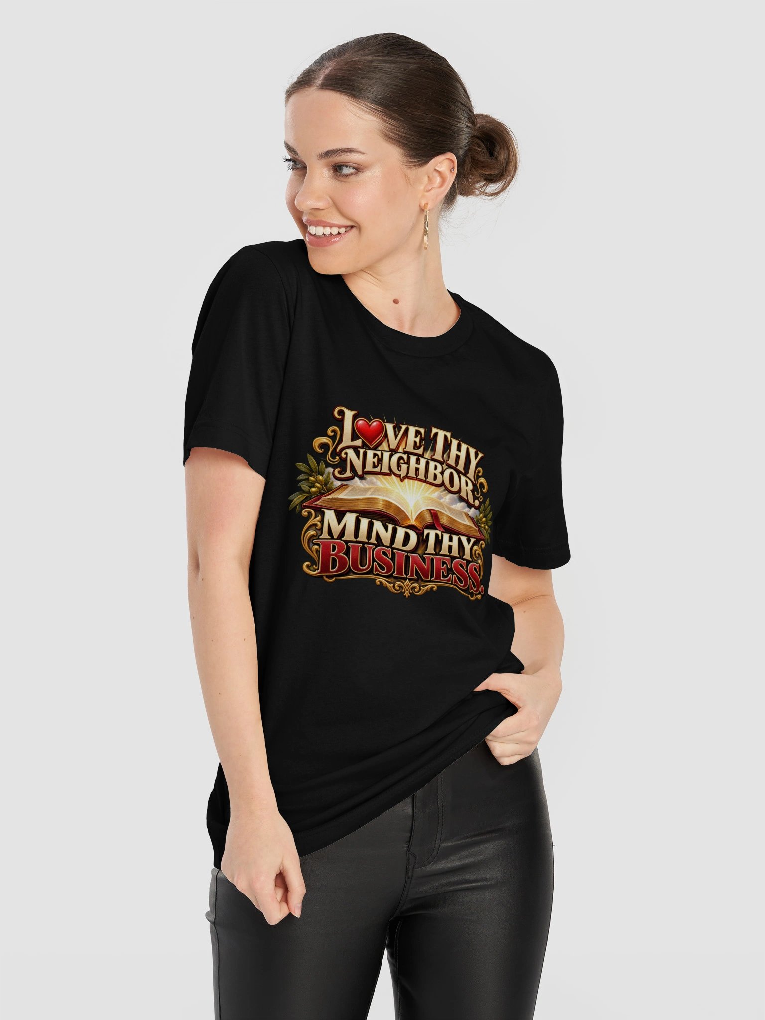 LOVE THY NEIGHBOR. MIND THY BUSINESS product image (21)
