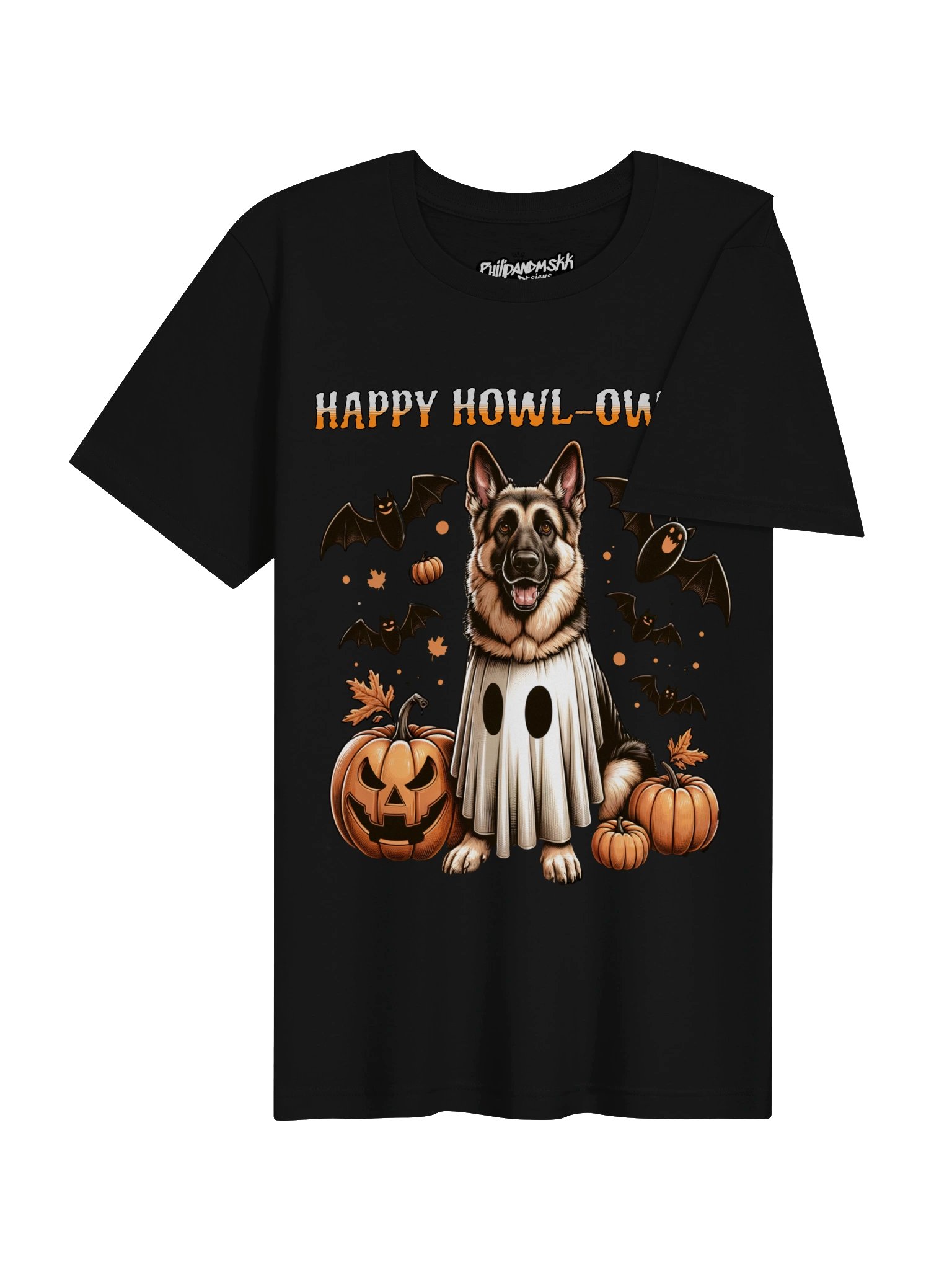 Howl-oween puppy style T-shirt product image (4)