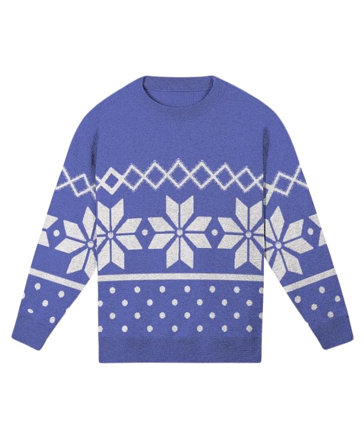 Snowy Knitted Relaxed Sweater 1/2 product image (1)