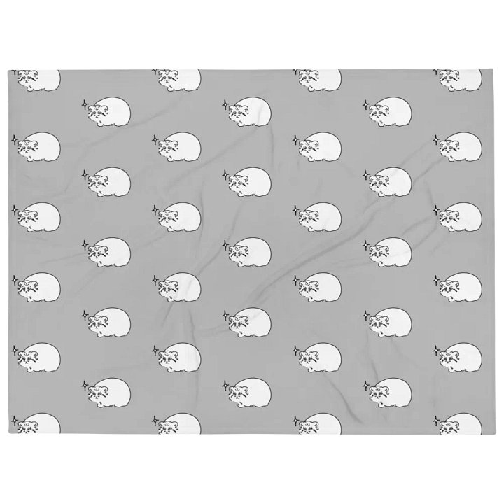 Grumpy Manul - Throw Blanket product image (1)